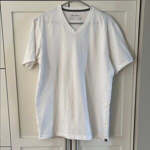 Eddie Bauer Men's Classic White Short Sleeve Tee